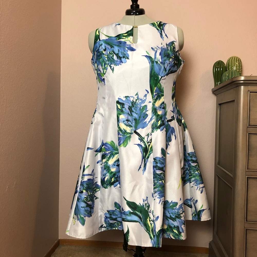 Plus Size Fit and Flare Dress - 20W